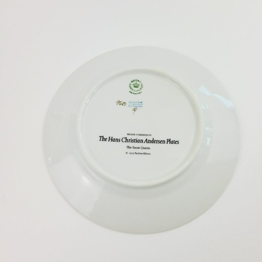 Royal Copenhagen The Snow Queen Hans Christian Andersen Fairy Tale Story Plate - Picture 5 of 9